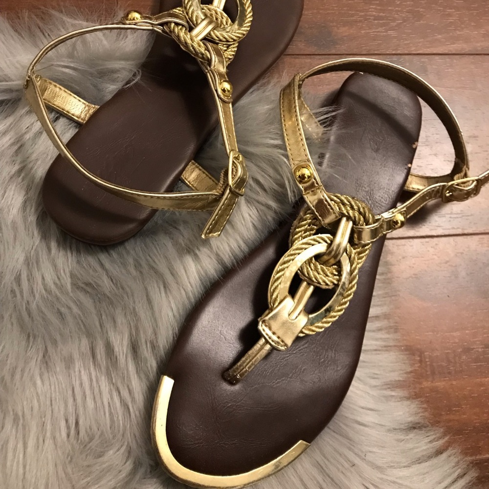 Gold Mossimo sandals